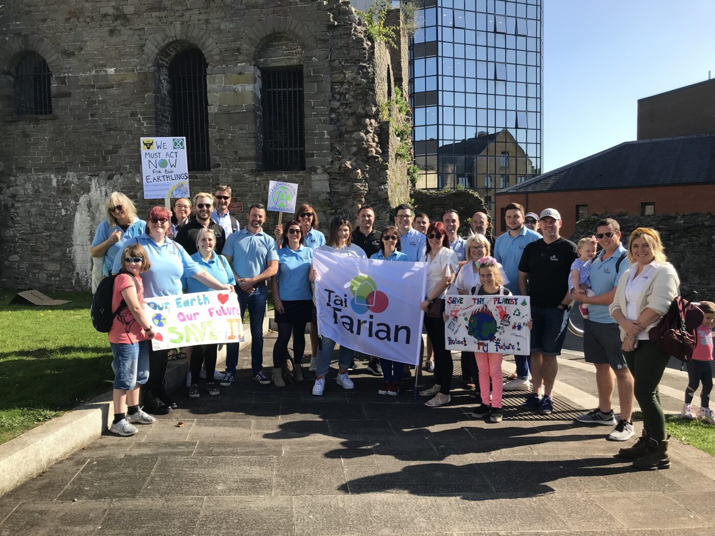 Tai Tarian Climate Strike Swansea