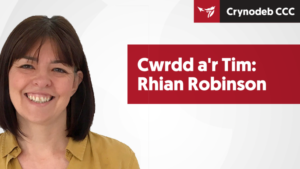 Cwrdd a'r Tim - Rhian Robinson