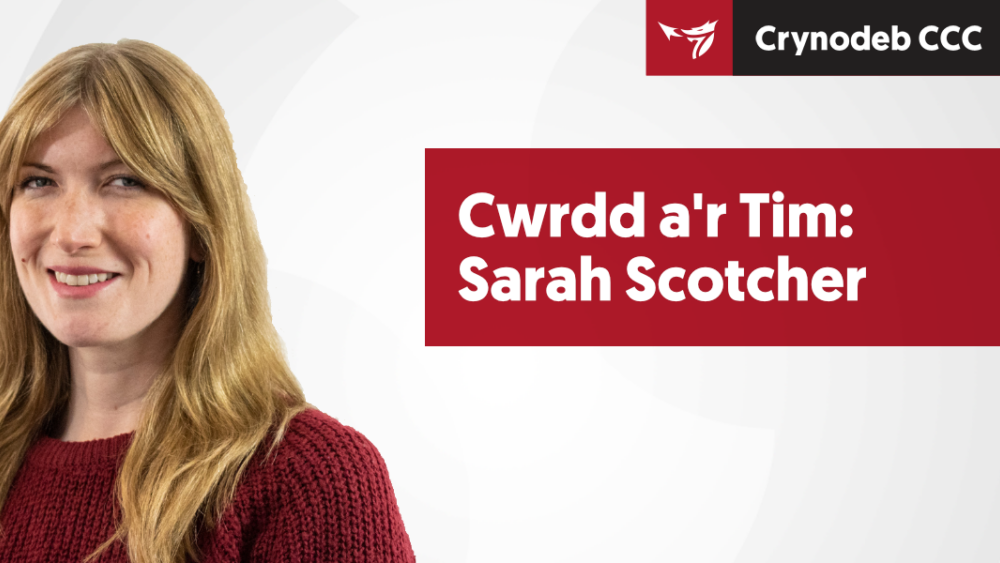 Cwrdd a'r Tim: Sarah Scotcher