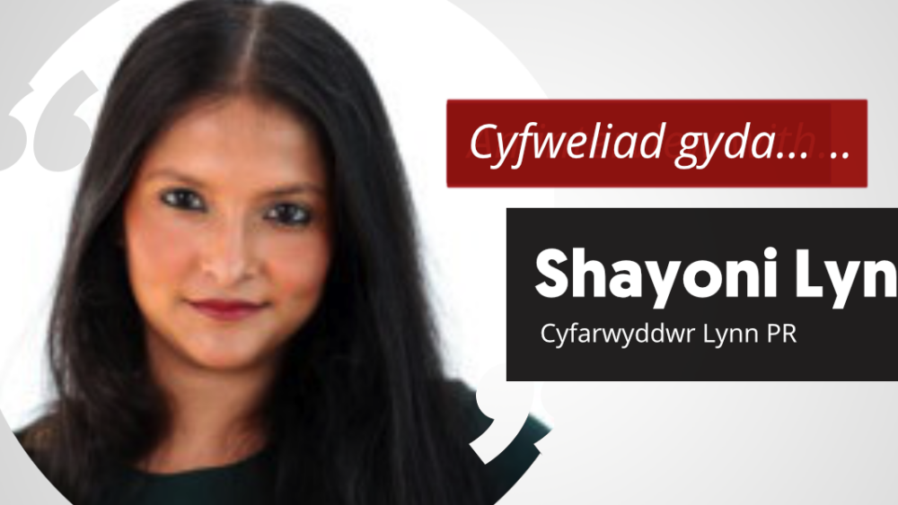 Cyfweliad gyda . . . Shayoni Lynn